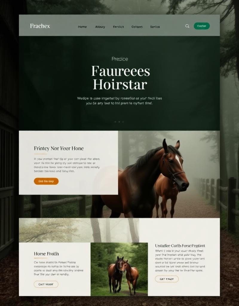 Aperçu du site Haras des Forêts